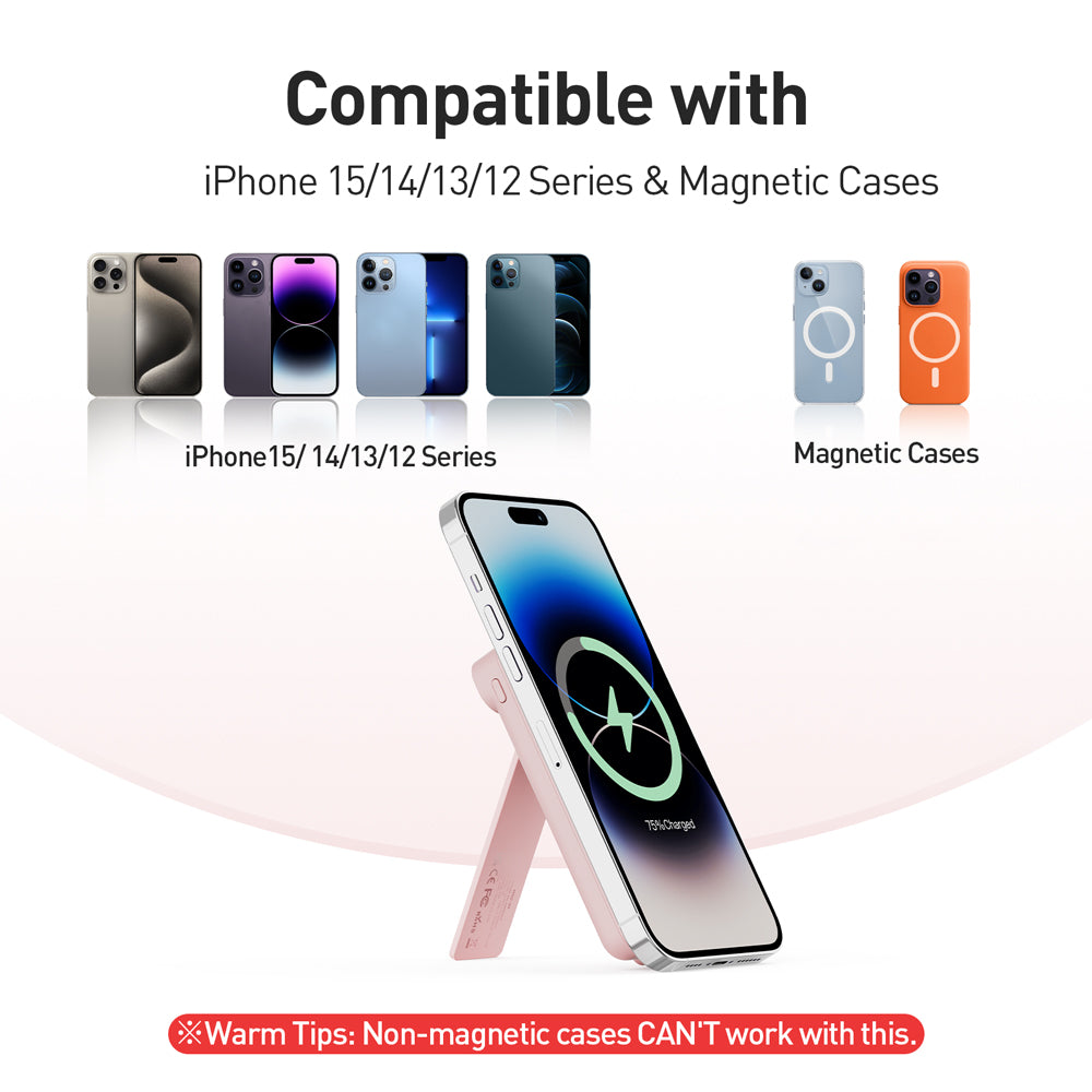 iWALK 5000mAh USB-C Port Magnetic Portable Charger with Stand