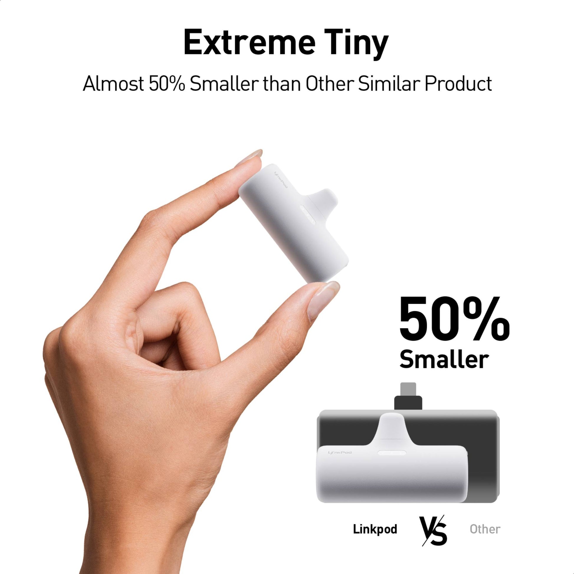 Almost 50%Smaller than Other Similar Product