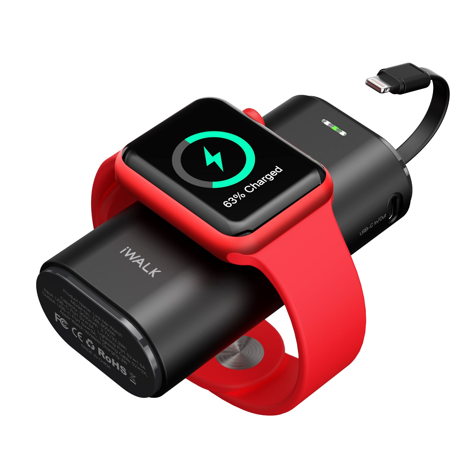 portable apple watch and phone charger