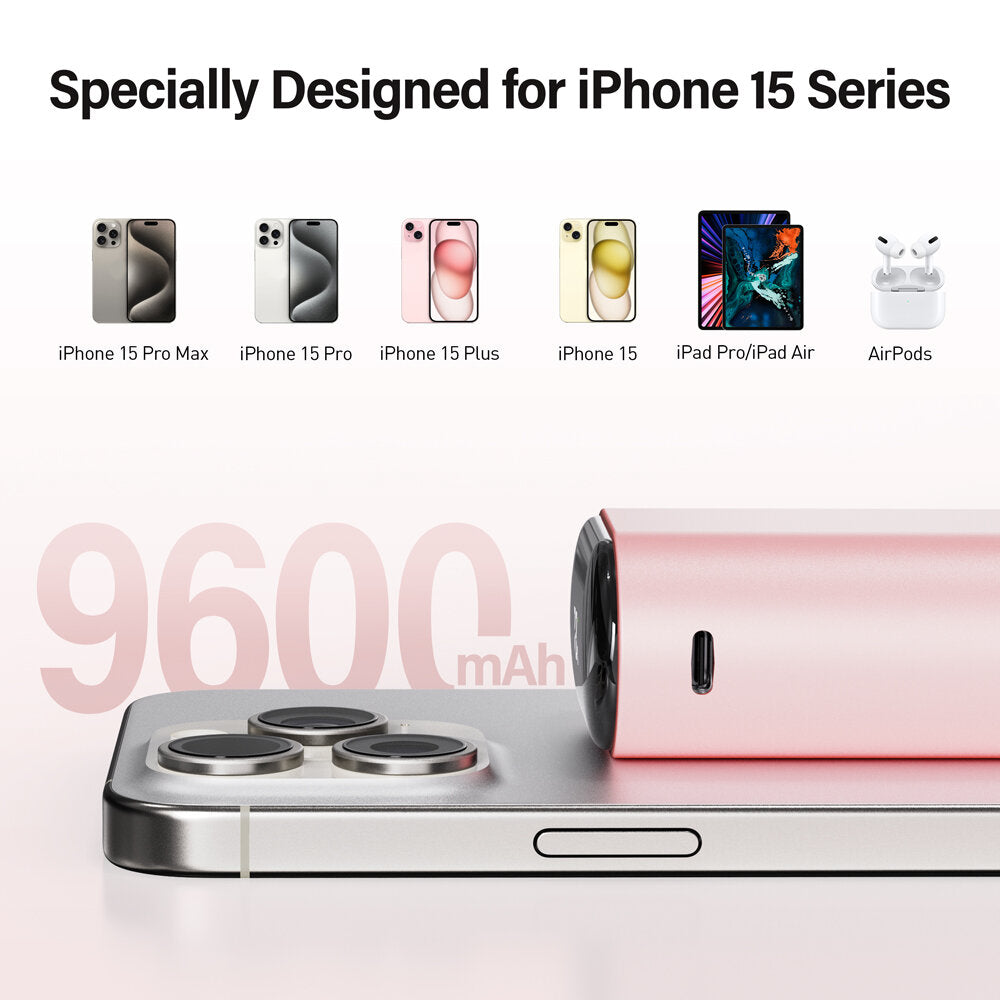 iWALK PD Fast Portable Charger(Built-In USB-C Cable)