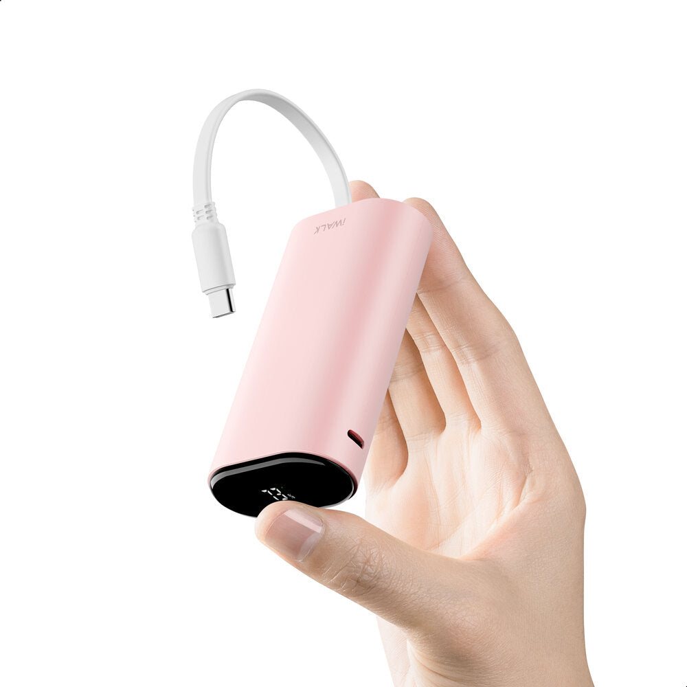 iWALK PD Fast Portable Charger(Built-In USB-C Cable)