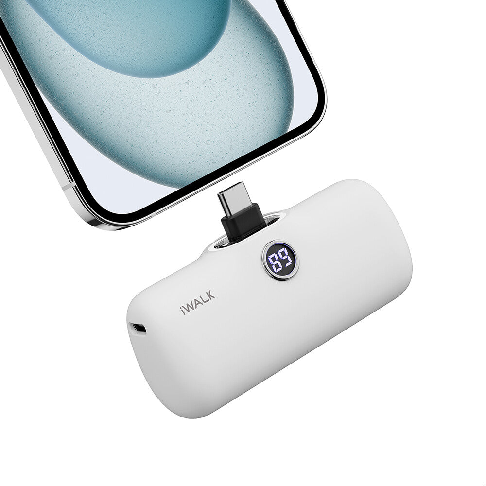 iWALK USB-C PD Fast Charging Portable Rechargeable For iPhone 15/15 Pro
