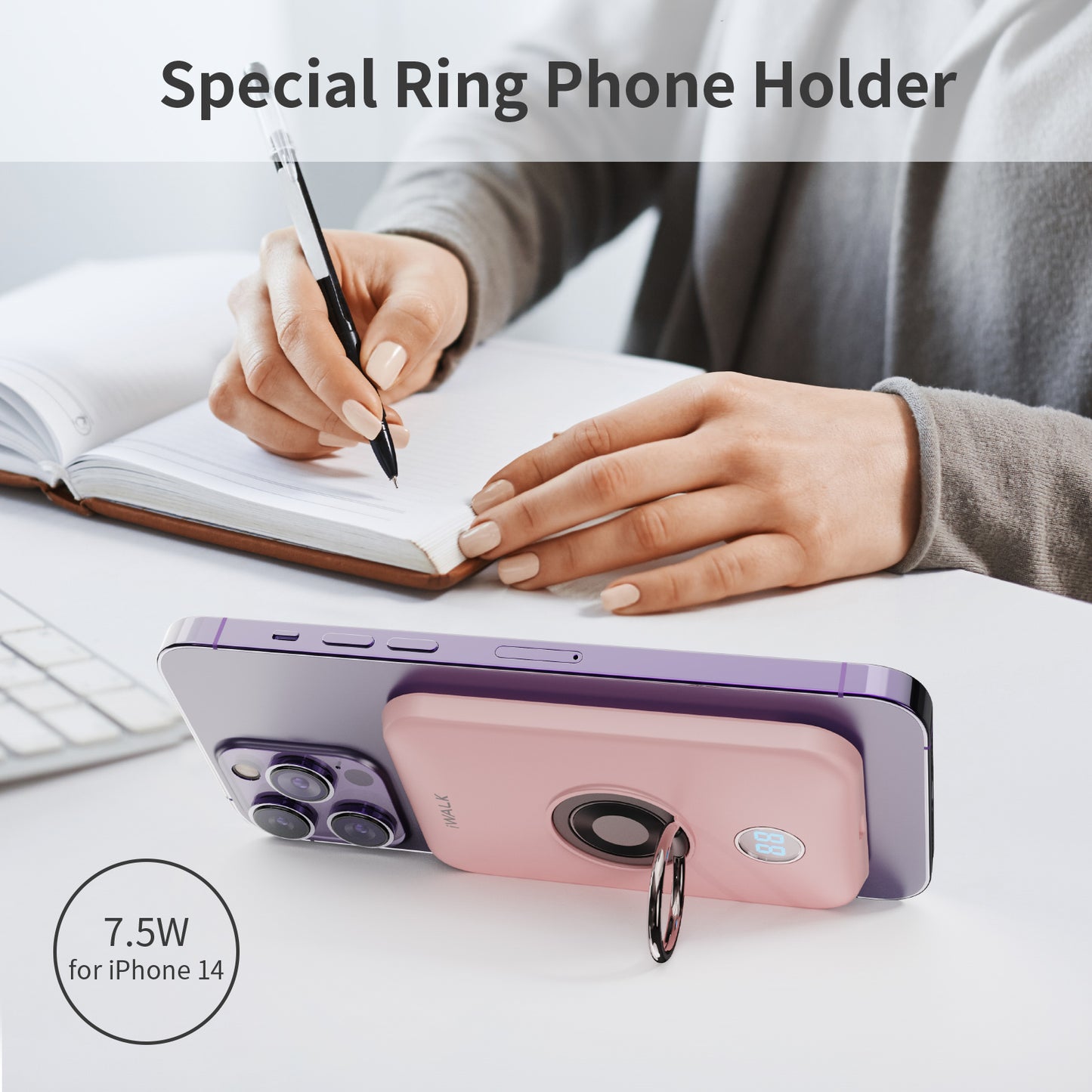 iWALK MAG-X PowerGrip Magnetic Battery For iPhone