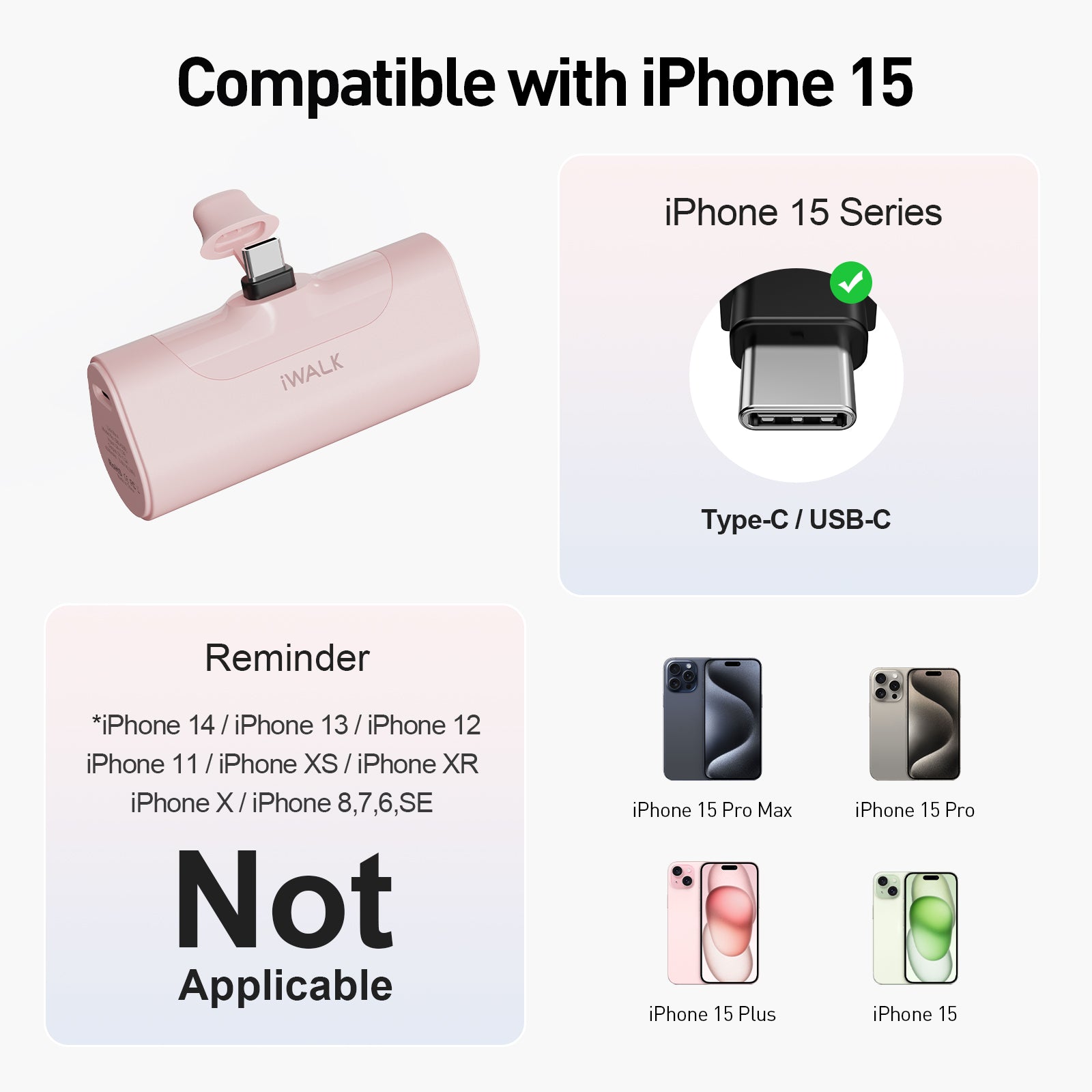 Compatible with iPhone 15/16