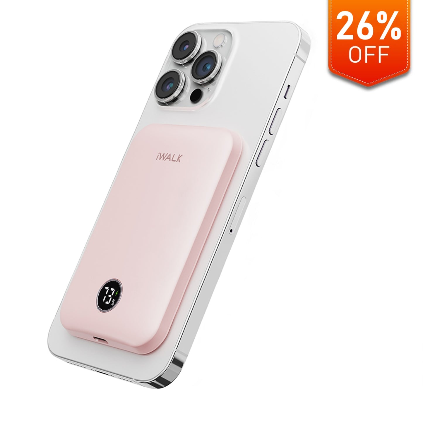 iWALK PowerGrip Slim | 18W Super Slim Magnetic Power Bank