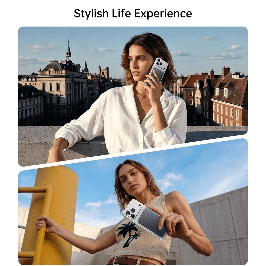 iWALK PowerGrip Zero | 0.27" Ultra-Slim Magnetic Wireless Power Bank