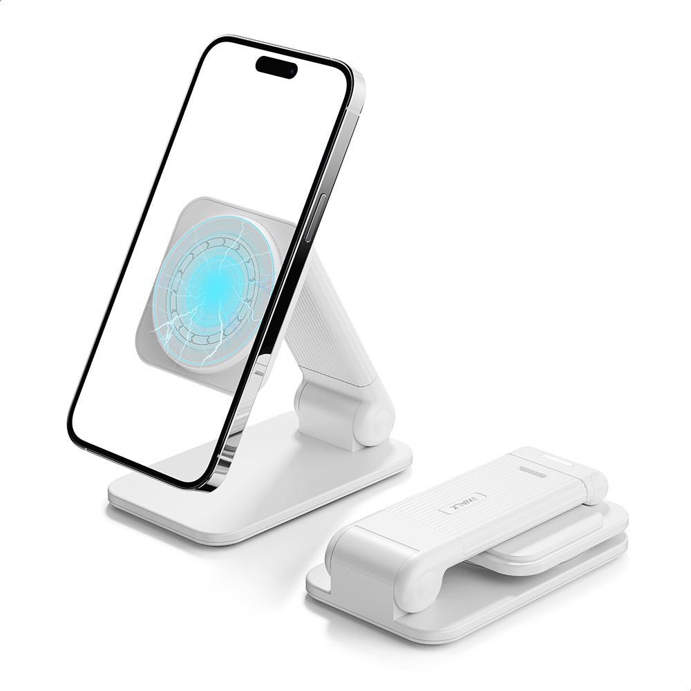 iWALK Foldable magsafe stand for Desk, Height Adjustable Hands-Free