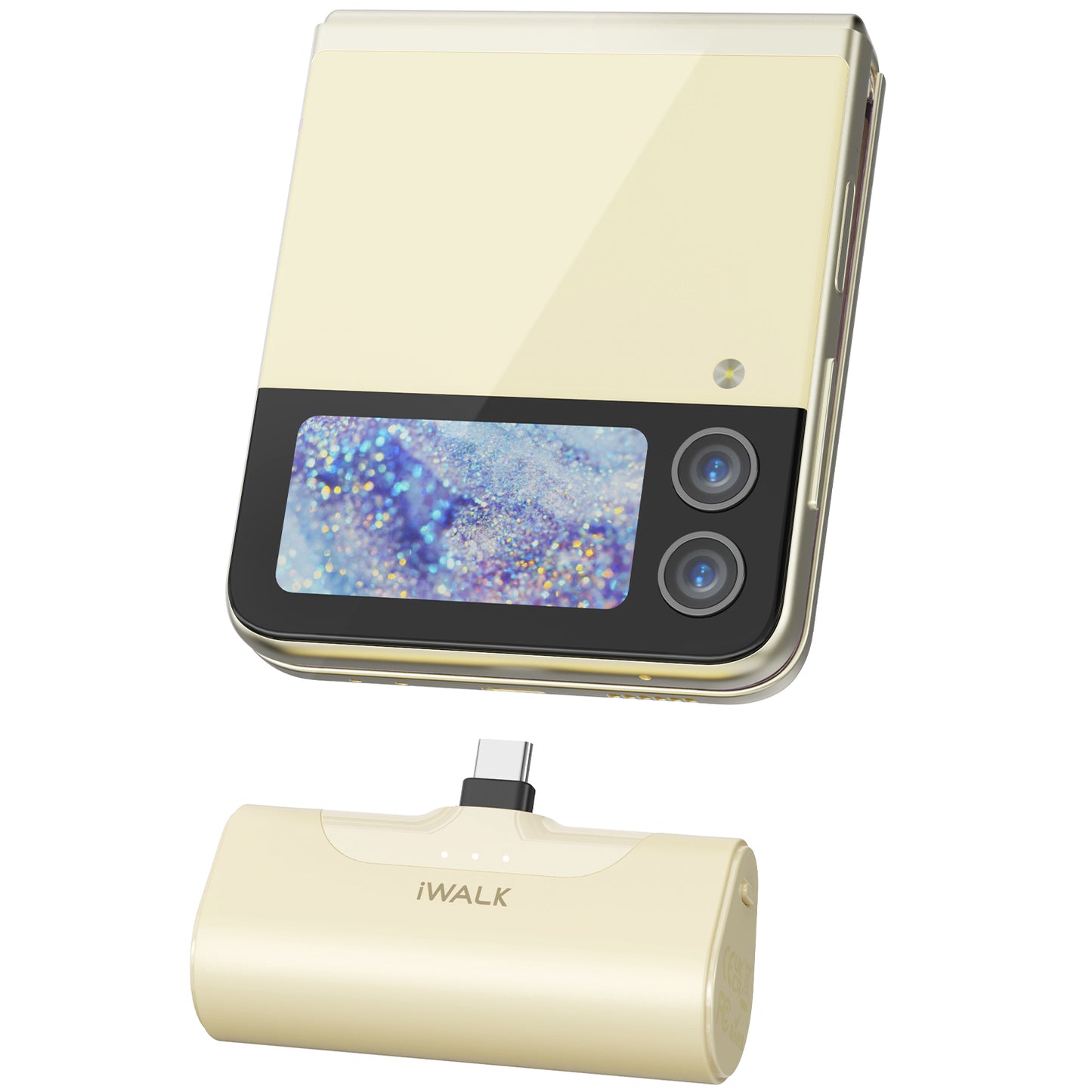 iWALK USB C 4500mAh Portable Charger Small Power Bank for Android