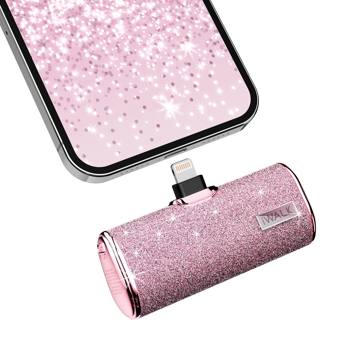 powerbank for iphone pink