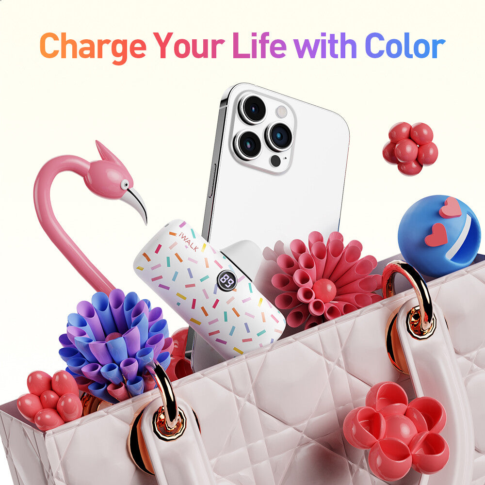 iWALK LinkPod P  4800mAh 20W Portable Bank with Colorful Pattern [Bui