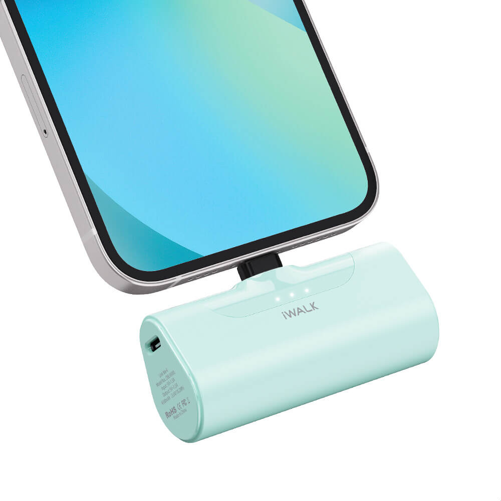 iWALK LinkPod 4 | 4500mAh Pocket Size Cute Portable Charger [Built-In Lightning Connector]