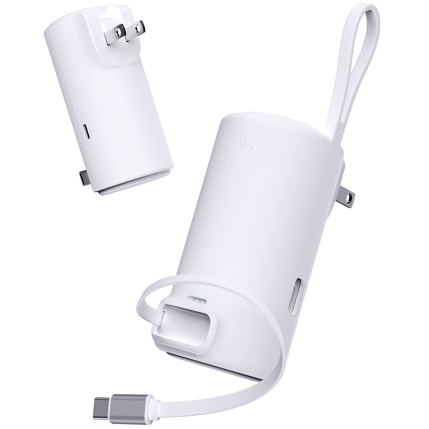 iWALK LinkPod AC5000|30W Power Bank with Foldable AC Plug & Built-in USB-C Cable