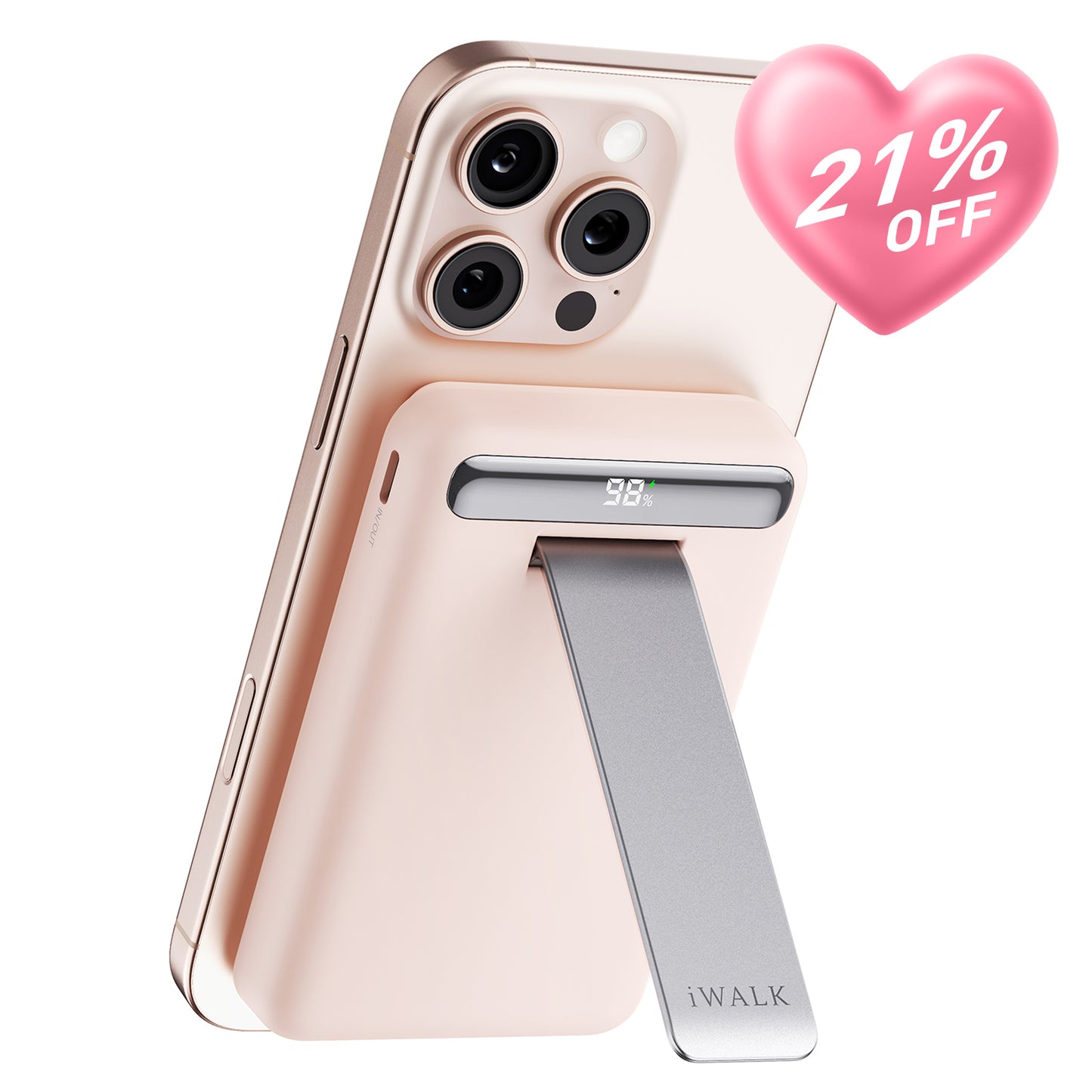 iWALK PowerStand 10000 |Adjustable Stand Magnetic Power Bank