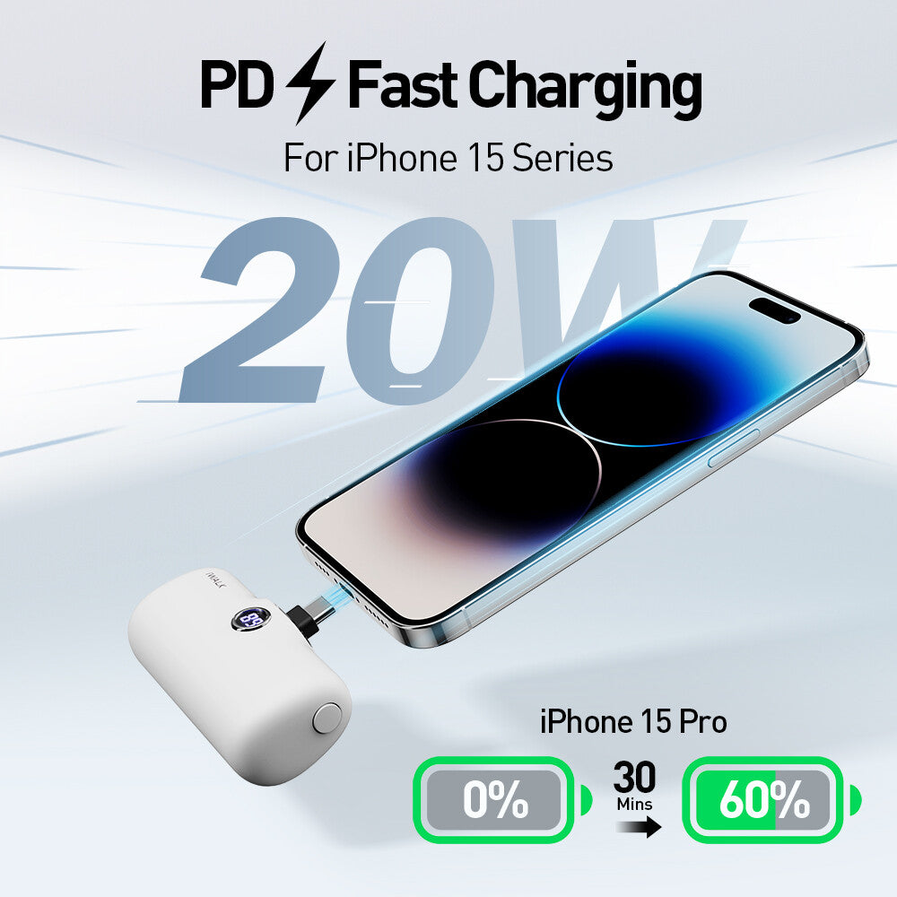 iWalk Linkpod Pro Fast charging Portable Pocket Powerbank 4800 mAh for —  Future Store
