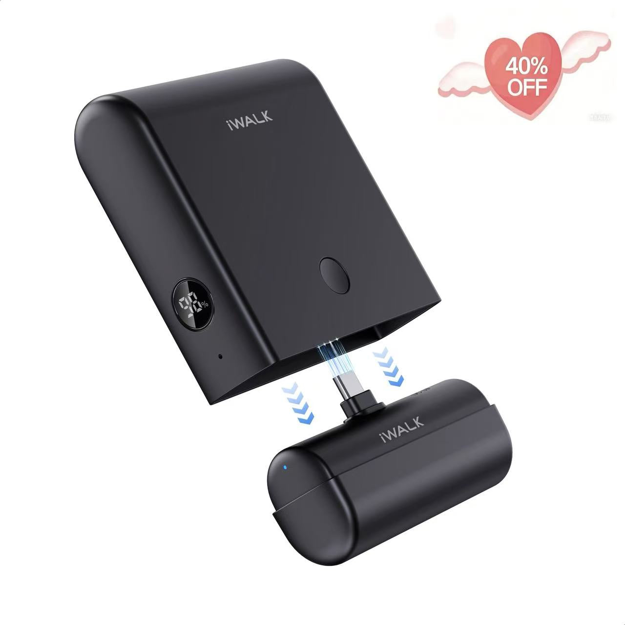 iWALK LinkPod Plus|13500mAh with Charging Case Portable Charger