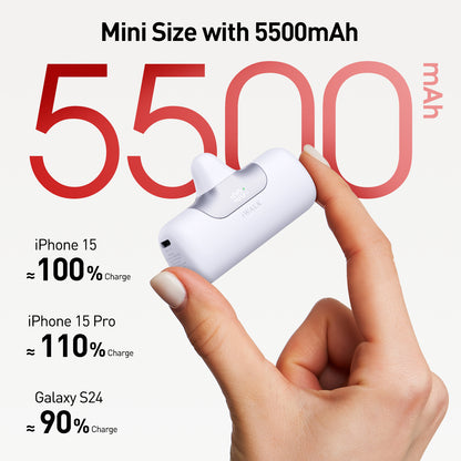 iWALK LinkPod 5 | 5500mAh, 22.5W Fast Charging USB-C Portable Charger