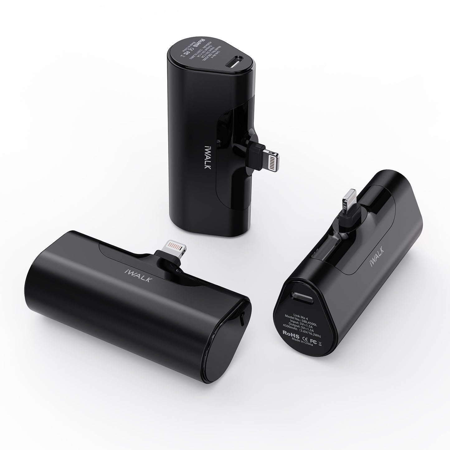 iWALK LinkPod [3 Pack] 4500mAh Portable Charger Power Bank for iPhone