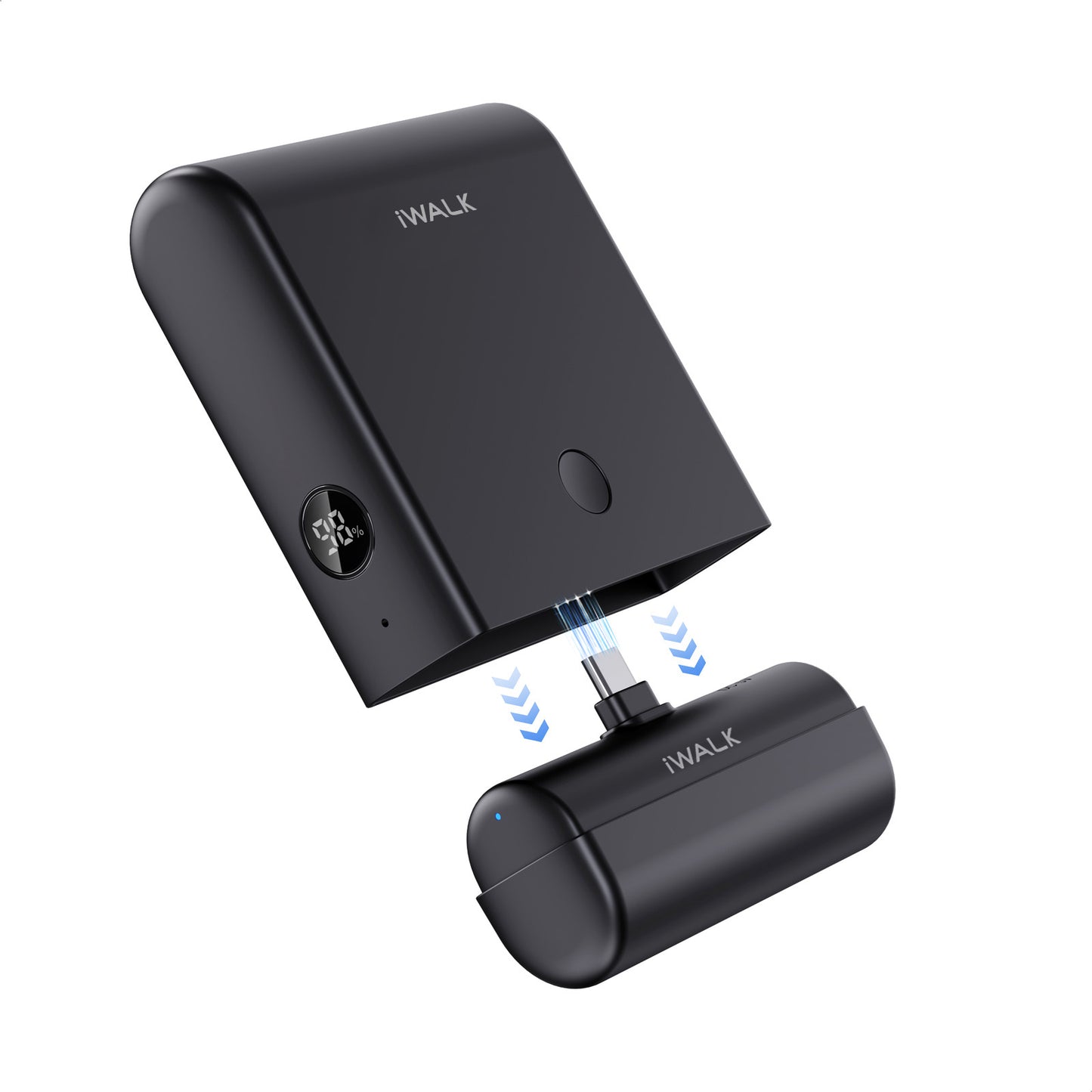 iWALK LinkPod Plus | 13500 mAh, carga rápida PD de 20 W, entrada/salida USB-C, salida USB-A