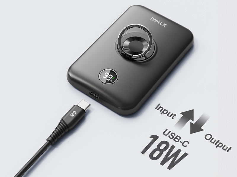iWALK PowerGrip Mag  2024 Update 6000mAh 18W Magnetic Portable Charge
