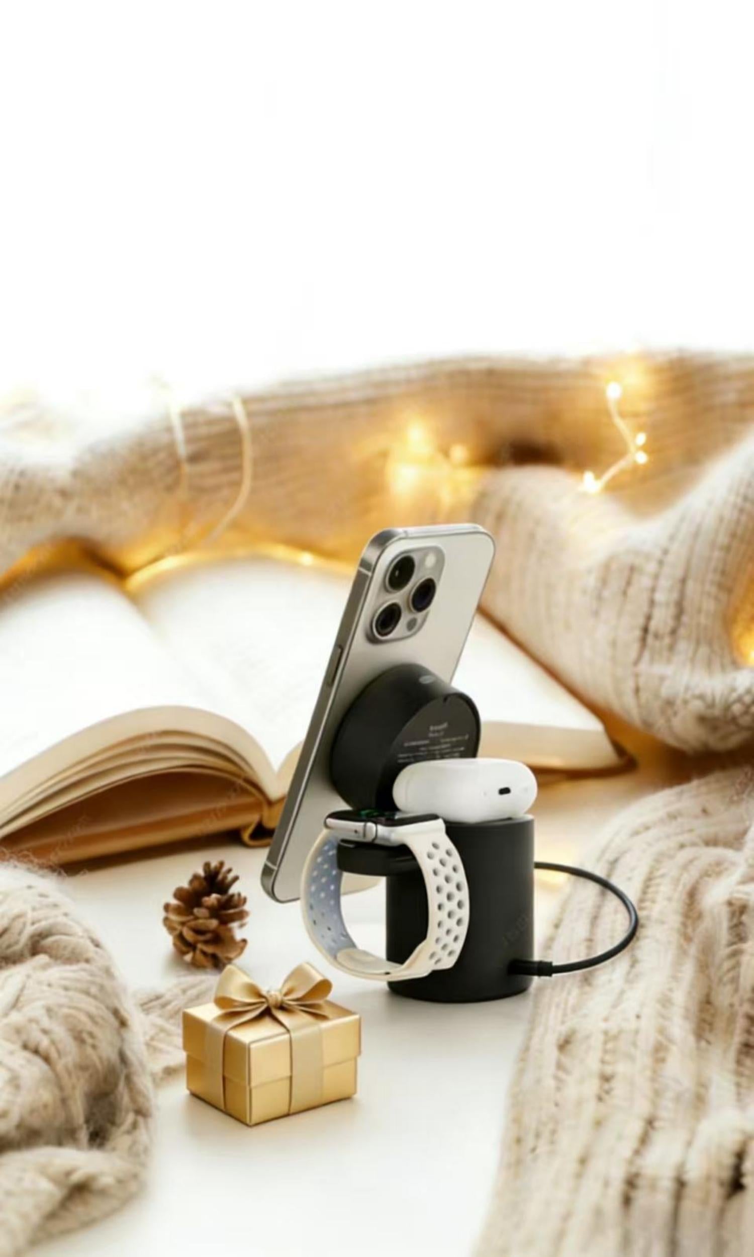 The Charging Dilemma Solved: One Hub for Your iPhone, Watch & AirPods