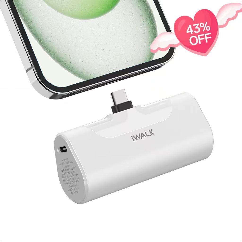 iWALK compact 4500mAh portable charger