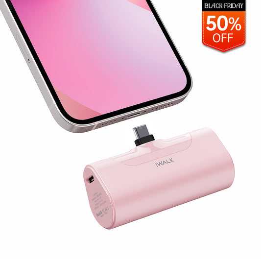 iWALK LinkPod 4 | 4500mAh 20W Portable Charger Built-In USB-C Port
