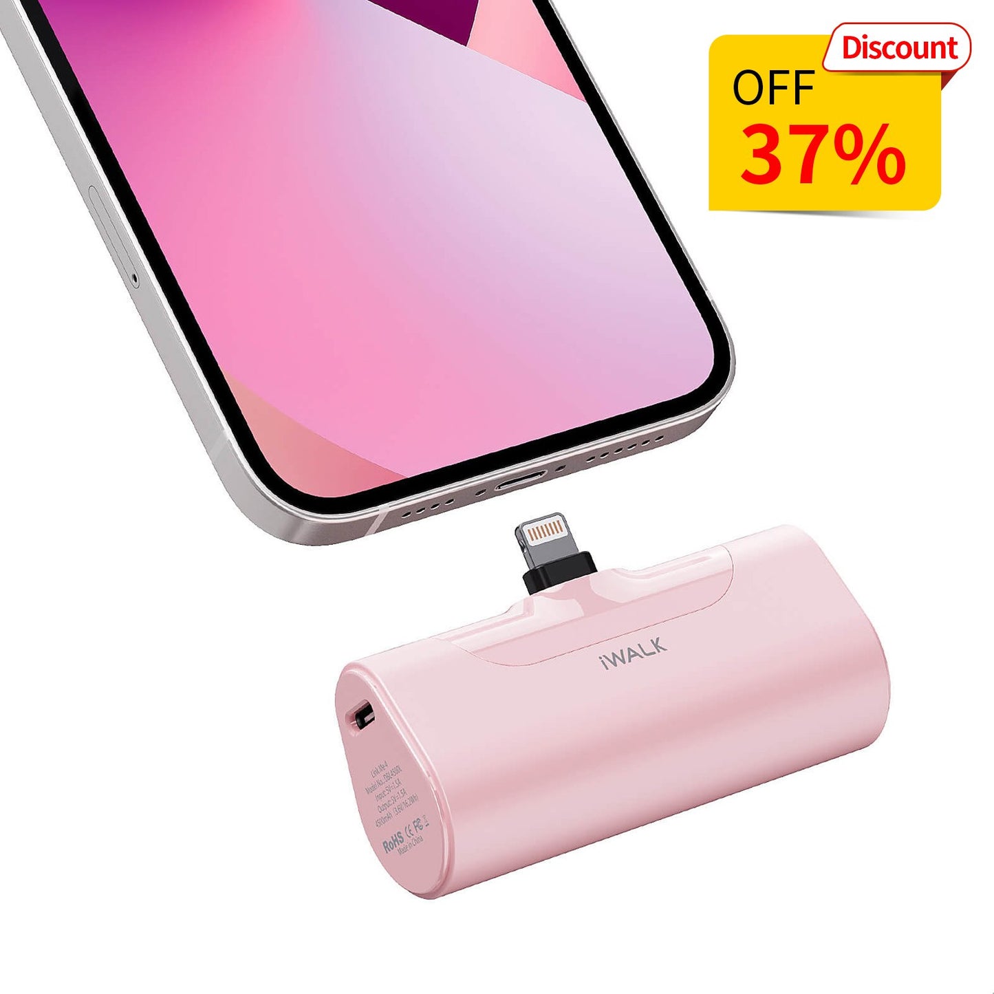 iWALK LinkPod 4 | 4500mAh Pocket Size Cute Portable Charger
