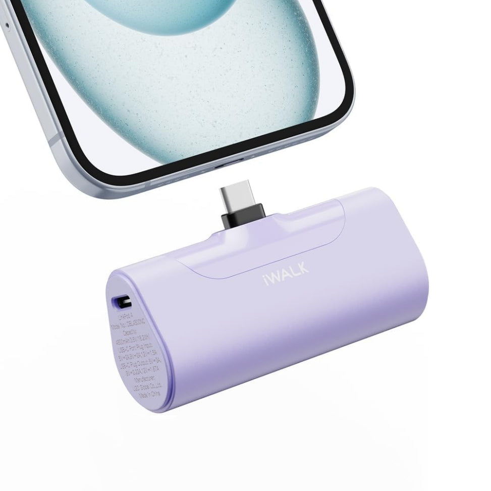 iWALK LinkPod 4 | 4500mAh 20W Portable Charger Built-In USB-C Port