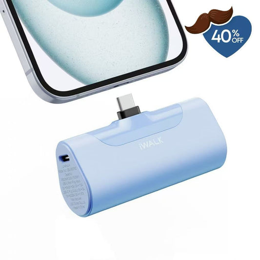 iWALK LinkPod 4 4500mAh 20W Pocket Size Cute Portable Charger for iPhone 17/16/15/ Samsung Galaxy