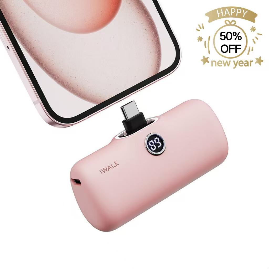 iWALK LinkPod P portable charger 5000mAh with LED digital display