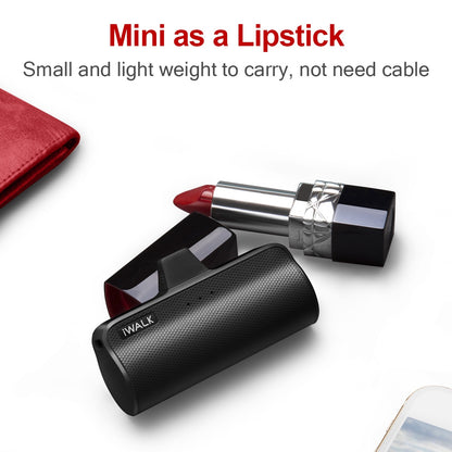 iWALK LinkPod Plus | 3350mAh Small Portable Charger [Built-In Lightning Connector]