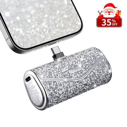 iWALK LinkPod 5000S|22.5W Upgraded Sparkly Diamond Portable Charger