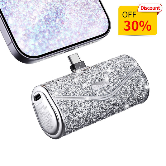 iWALK LinkPod 5000S|22.5W Upgraded Sparkly Diamond Portable Charger