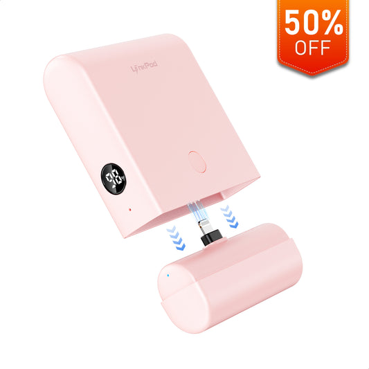 iWALK LinkPod Plus|13500mAh with Charging Case Portable Charger