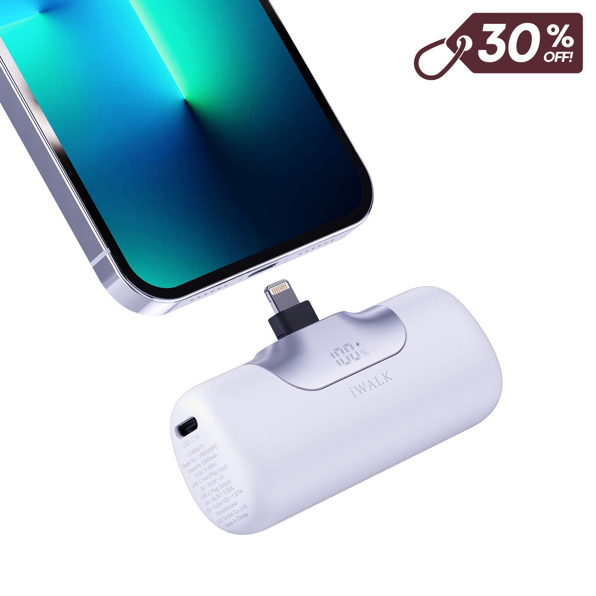 iWALK Portable Charger For iPhone 14/13/ 12