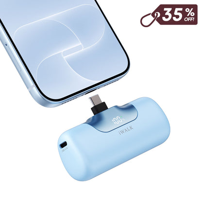 iWALK 5500mAh 22.5W Fast Charging Portable Charger for iPhone 17/16/15 