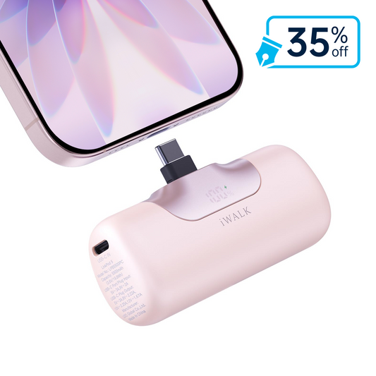 iWALK 5500mAh 22.5W Fast Charging Portable Charger for iPhone 17/16/15 