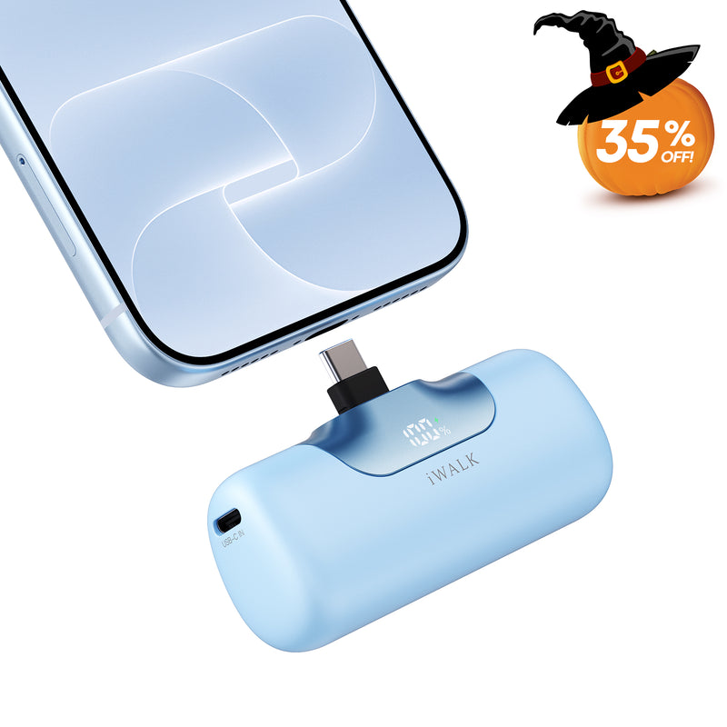 iWALK 5500mAh 22.5W Fast Charging Portable Charger for iPhone 18/17/16/15 