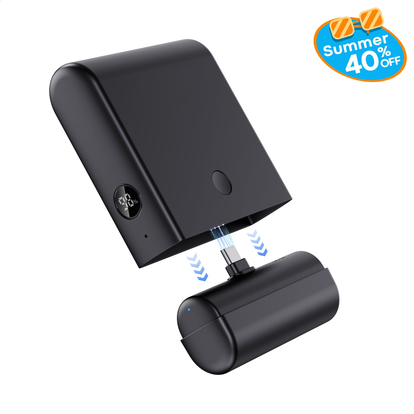 iWALK 13500mAh Portable Charger with Charging Case  for iPhone 17/16/15/ Samsung Galaxy