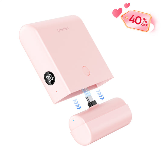 iWALK 13500mAh Portable Charger with Charging Case  for iPhone 17/16/15/ Samsung Galaxy