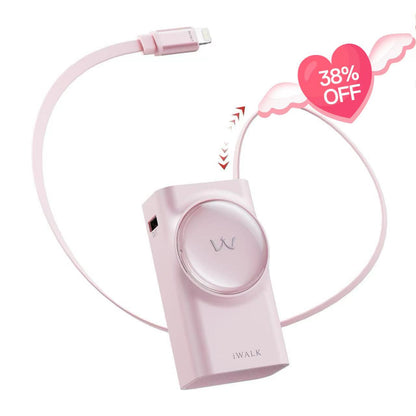 iWALK LinkPod 30W Portable Charger with Built-in Cable