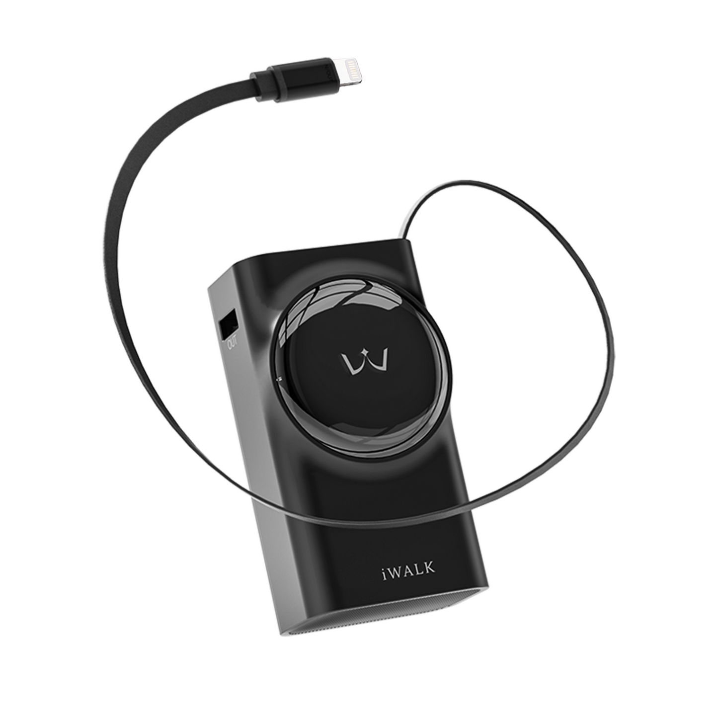 iWALK LinkPod Reel 10000|30W Built-in 2.3ft Cable Portable Charger