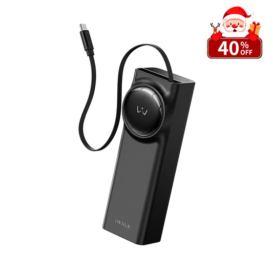 iWALK LinkPod Reel 20000|65W Built-in 2.3ft Cable Power Bank