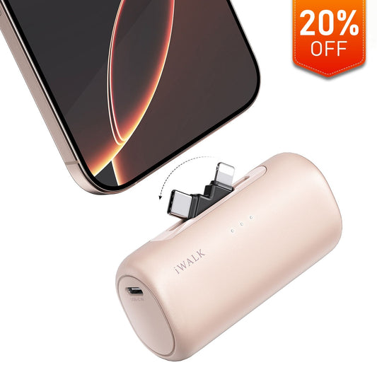 iWALK LinkPod Switch | 5000 mAh, viene con cargador portátil con conector Lightning y USB-C