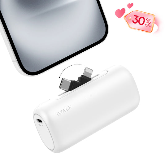 iWALK LinkPod Portable Charger with 2-in-1 Connector switch for sale