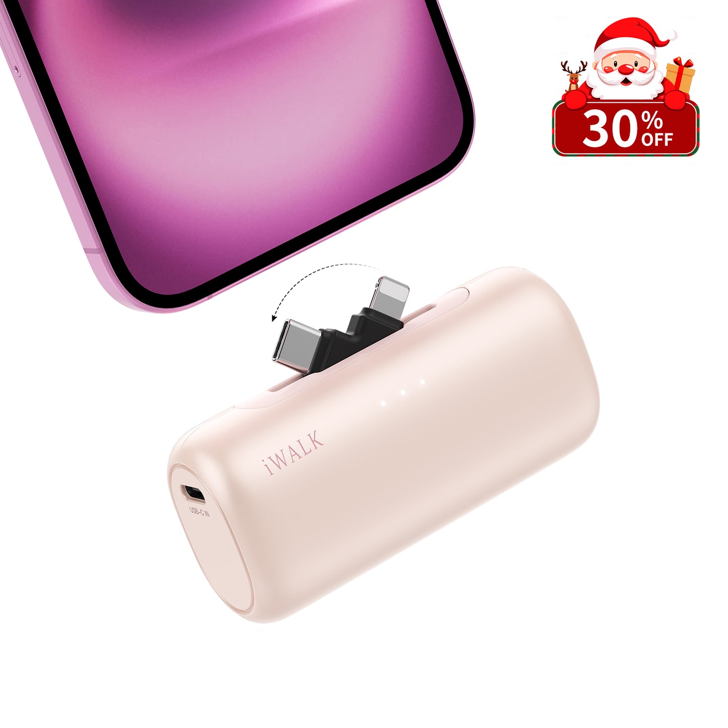 iWALK LinkPod Switch|with 2-in-1 Connector Portable Charger