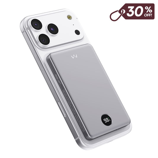 iWALK 5000mAh Ultra-Slim Magnetic Wireless Power Bank 