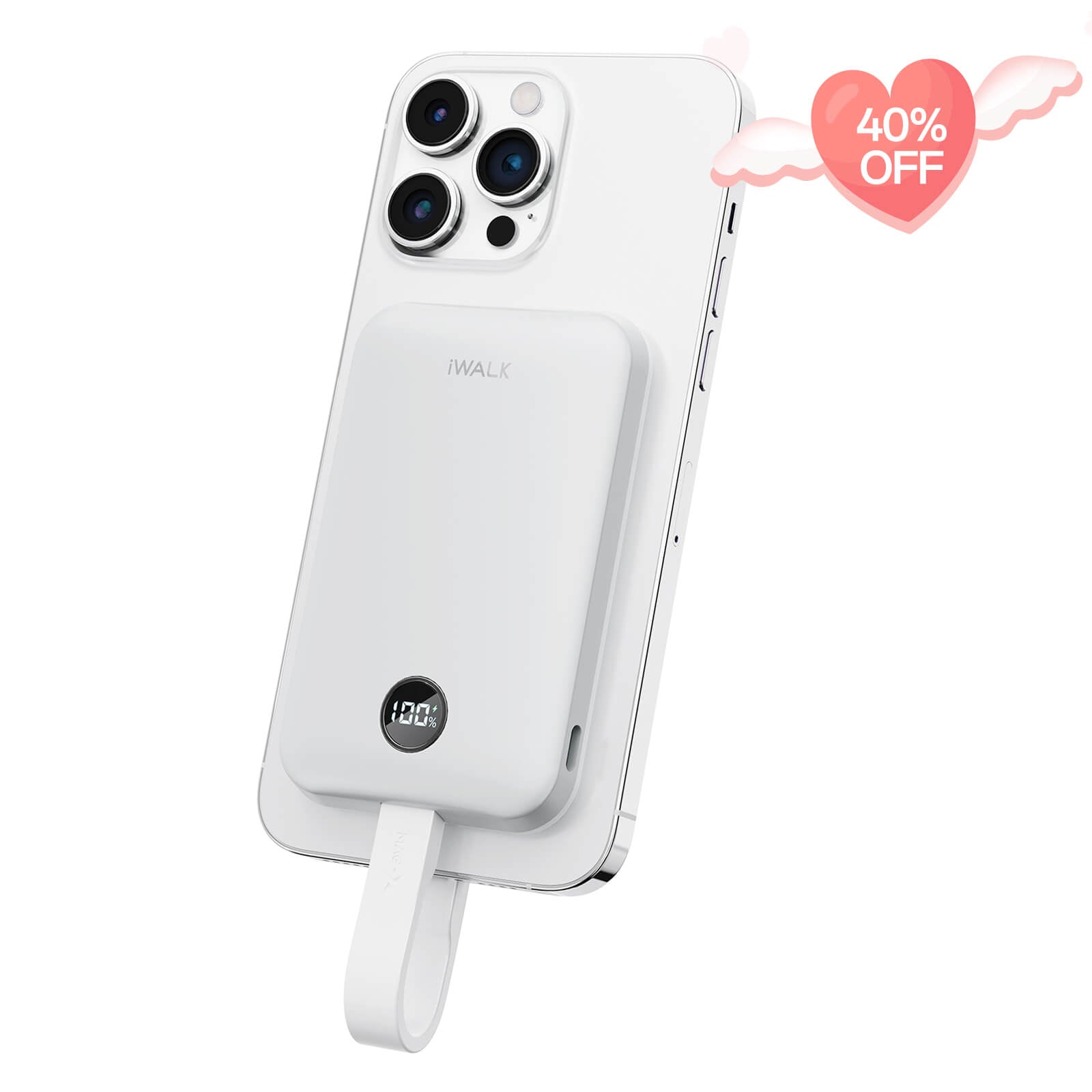 iWALK 30W Magnetic Power Bank with USB-C Cable