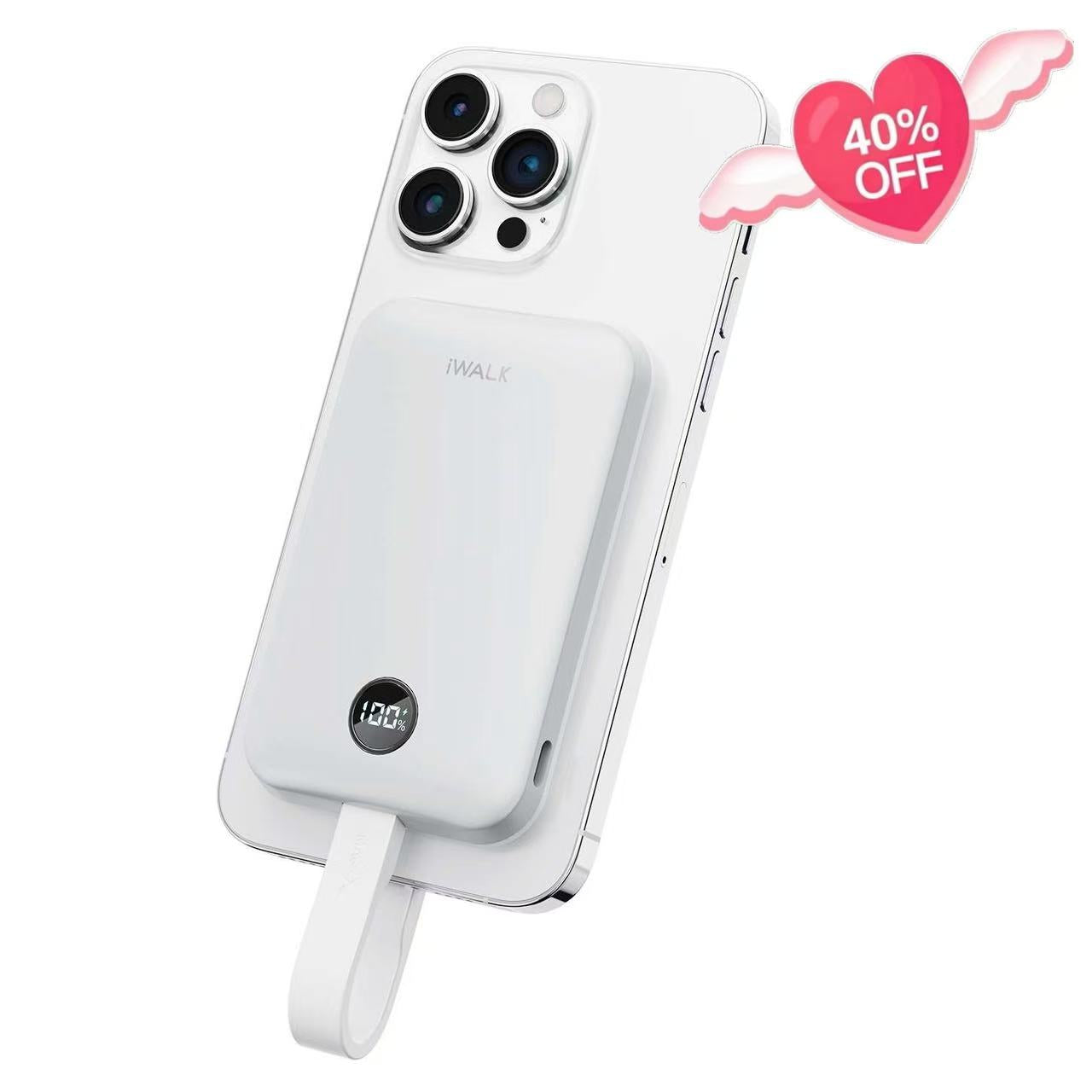 iWALK 30W USB-C Cable Magnetic Portable Charger