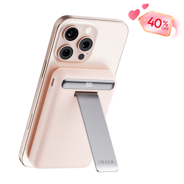 iWALK 10000mAh Magnetic Wireless Power Bank  with Stand Hands Free